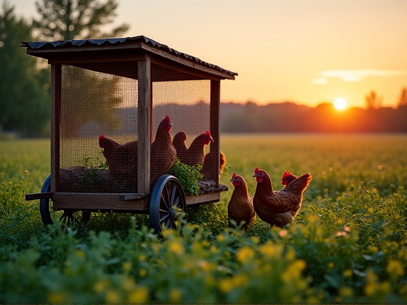 Chicken Tractors Integration Layouts