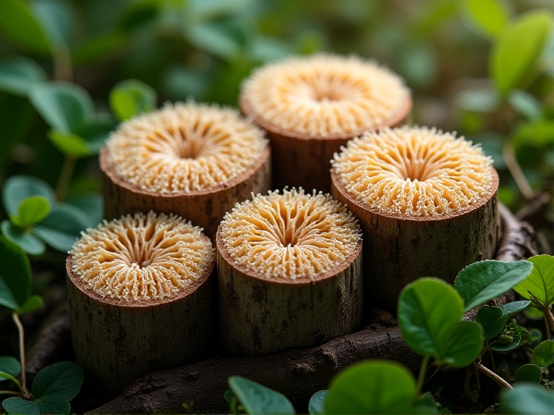 Edible Mushroom Log Cultivation