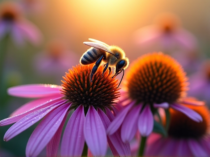 Bee-Friendly Flower Matrix Planting