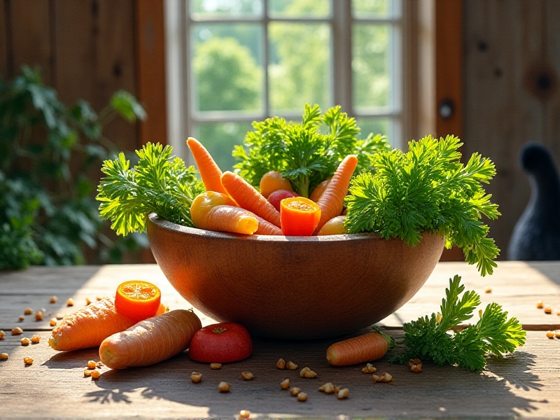 Chicken Feed from Food Scraps
