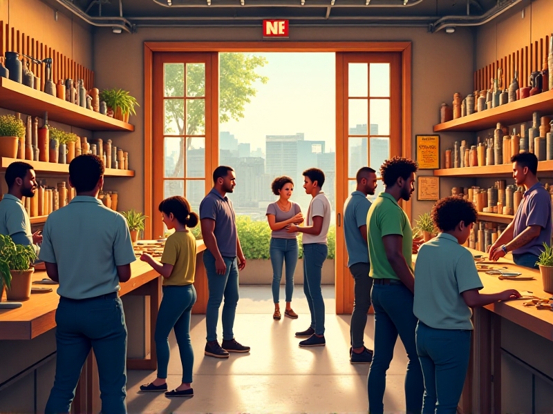 Tool Library Cooperative Structures