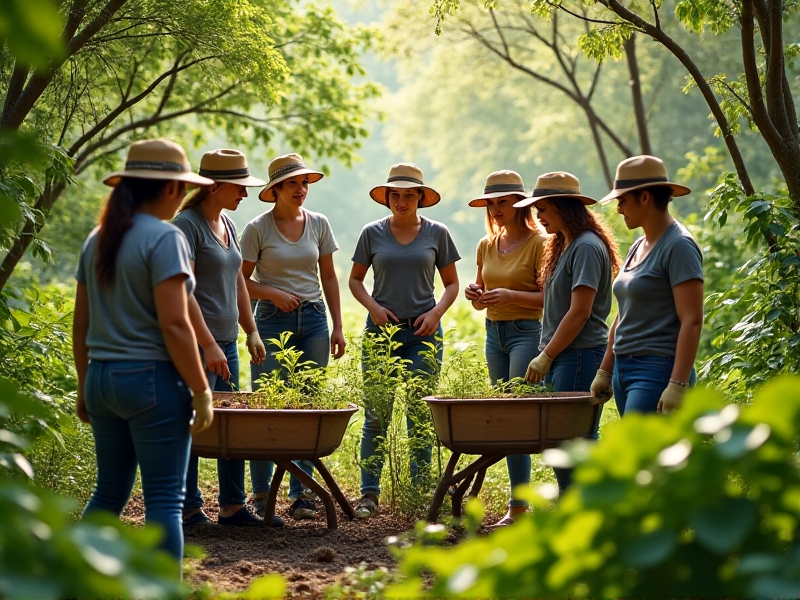 Food Forest Volunteer Maintenance Systems