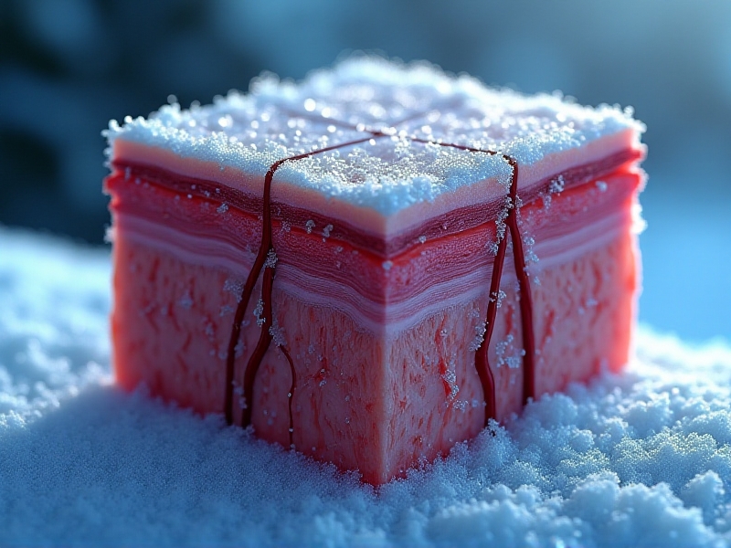 Vasoconstriction Dynamics in Cold Exposure