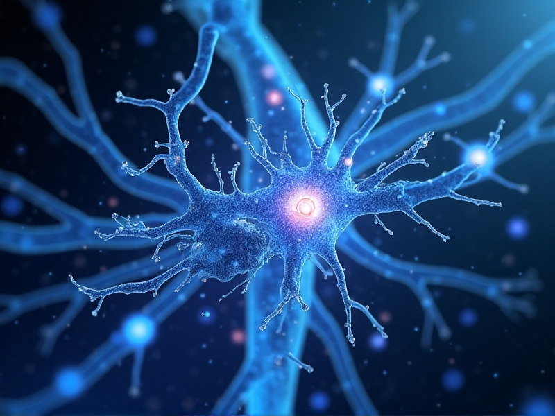 Digital artwork of the sympathetic nervous system activating during cold exposure. Neurons glow with electric blue impulses traveling toward blood vessels, while adrenaline molecules float in the background. Semi-transparent anatomical overlays show internal organs and vascular networks in a dark, icy-themed environment.