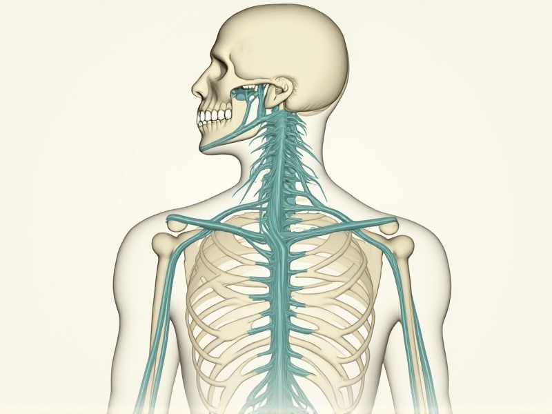 A detailed anatomical illustration of the human lymphatic system, showcasing interconnected vessels and clusters of lymph nodes in the neck, armpits, and groin. The image uses soft blue and green tones to highlight fluid pathways against a neutral background, emphasizing its role in immunity and detoxification.