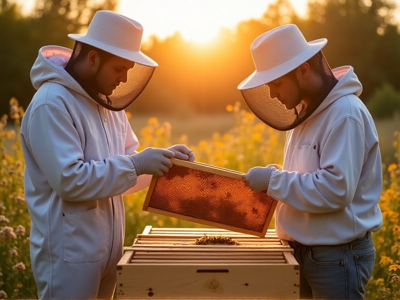 Laser-Guided Hive Disinfection