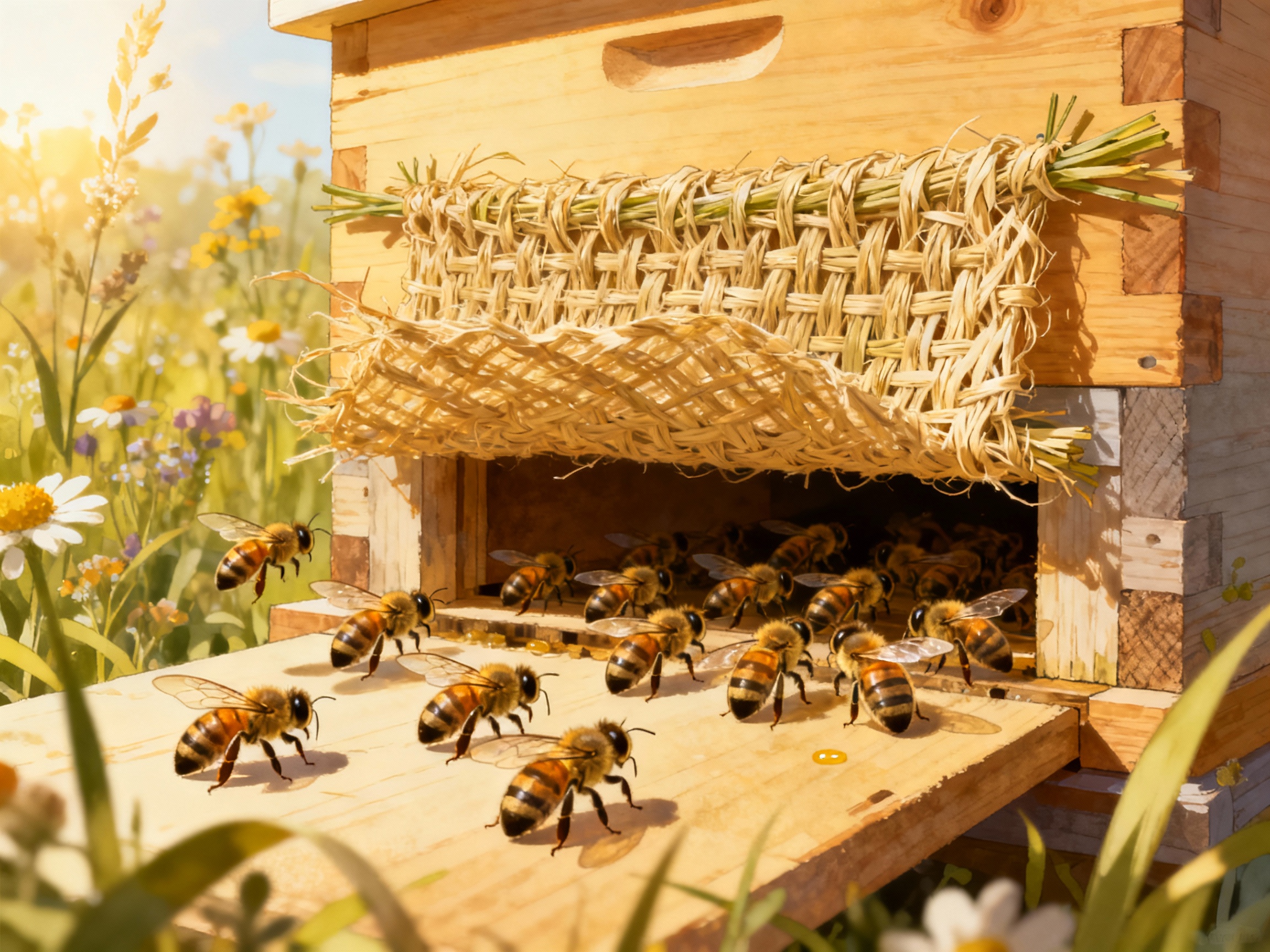 Biodegradable Robber Bee Barriers